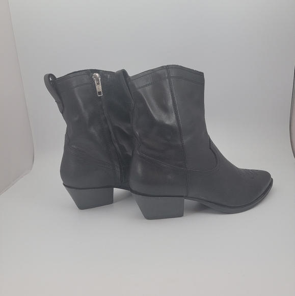 Vagabond Shoemakers Emily Western Booties Black Leather - Excellent Condition - Picture 6 of 10